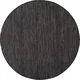 Črna okrogla notranja in zunanja preproga o 120 cm Mira 1450 – Ayyildiz Carpets