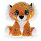 Tiger Star Sparkle plišasto oranžna 16cm sedeča