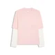 Bershka Majica roza / staro roza / bela