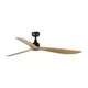 FARO 34360 - Plafonski ventilator OUTWOOD L, braon/crna, prečnika 150 cm, IP44 + daljinski upravljač