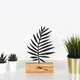 Aberto Design Dekorativna figura M-032, 17x27x3.5 cm, Crna