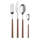 Pintinox set jedilnega pribora Sushi Queen Mahogany Satin, 24 kosov, črno-zlata darilna škatla
