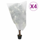 Navlake od flisa za biljke s vezicom 4 kom 70 g/m2 0,8 x 1 m