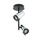 Faro 43534 - Spot svetiljka ORLEANS 2xGU10/8W/230V srebrna/crna