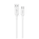 Dudao L2sT USB-A - USB-C 6A kabel 1.2m - bela