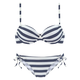 VENICE BEACH Bikini  mornarska / bela
