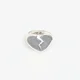 Prstan TwoJeys Broken Heart Ring Silver 50 mm
