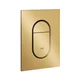 GROHE 37624GN0 - Pritiskalna tipka ARENA COSMOPOLITAN S 130 x 172 mm zlata