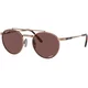RAY-BAN Round II Titanium Chromance Naočare za sunce 0RB8237 3140AF 50, Polarizovane, Braon-zlatne
