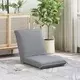 vidaXL Tlorisni stol Svetlo siva 54 x 64 x 59 cm blago