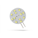 Spectrum LED Spekter LED žarnica G4, 2W, 12LED, 12V, 30mm [WOJ+13782] Farba svetla: Topla bela