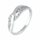 Brilio Silver Očarljiv srebrn prstan s cirkoni 426 001 00504 04 (Obseg 53 mm)