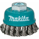 Makita D-77481 lončasta žična krtača, pletena žica, 75x10x1,5 mm