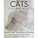 WEBHIDDENBRAND Cats Coloring Book: Realistic Adult Coloring Book, Advanced Cat Coloring Book for Adults