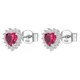 Brosway Elegantni srebrni uhani Passion Ruby FPR51
