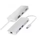 FAST ASIA Adapter-konvertor TIP C na VGA+HDMI+SDMICRO SD+RJ 45+2xUSB3.0+TIP C