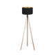 Brilagi - Podna lampa VELVET 1xE27/60W/230V bež/crna