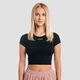 GymBeam Women‘s Aura Cropped T-Shirt Black