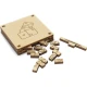 Wooden city Leseno mesto 3D puzzle igra mini Domino