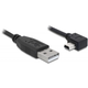 DELOCK USB mini USB transformator crna 1m 82681