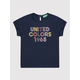 UNITED COLORS OF BENETTON Majica, modra