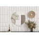 Hanah Home Mirror Oula, prljavo bijela