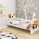 ACMA VII Krevet za decu Animals White 180 x 80 cm