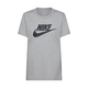 Nike Sportswear Majica Futura, siva melange / crna