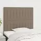 Vidaxl vidaXL Vzglavja za posteljo, 2 kosa, taupe, 90x5x78/88 cm, blago
