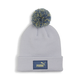 Puma FC Pom Pom Beanie Hat Youth, Gray, Size Youth, Accessories