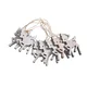 shumee leseni jeleni, beli in sivi, 8 cm, 8 kosov | 129CAN71042WW