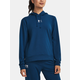 Under Armour Mikica s kapuco Rival Terry Hoodie-BLU
