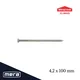 shumee Gradbeni žeblji Wkręt-met 4,2x100 črni 5 kg