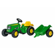 ROLLY TOYS traktor na pedale John Deere + prikolica