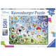 Ravensburger puzzle (slagalice) 150XXL Disney družina RA10053