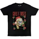 Guns N Roses Majica Holiday Skull Unisex Black S