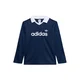 ADIDAS ORIGINALS Majica LOOSE LONG SLEEVE PINSTRIPE temno modra/bela