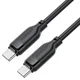 USB-C v USB-C polnilni in podatkovni kabel Acefast C16-03 60W in 480MBps - 1.2m - črn