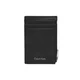 Calvin Klein Etui za kreditne kartice Foil Emboss N/S Zip Card Case LV04D1244G Črna