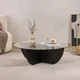 Hanah Home Sto za dnevnu sobu Liya, 90x30x90 cm, Crni