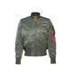 ALPHA INDUSTRIES Prehodna jakna MA-1 VF 59 zelena
