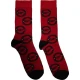 Kiss Nogavice Buzzsaw Logo Pattern Red 39-45