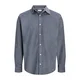 JACK & JONES Srajca JJEFIELD temno siva