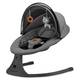 kinderkraft® gugalnik lumi™ 2 z igralnim lokom in strešico dark grey