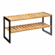 Stalak za cipele sa 2 police 70x26x34.5cm Five
