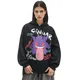 Cropp - Črna pulover s kapuco in potiskom Pokémon Gengar - črna