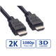 VALUE Value HDMI priključni kabel HDMI-A vtič 15.00 m črna 11.99.5534 zaščiten HDMI kabel, (20421187)