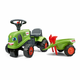 FALK traktor guralica 212C Baby Claas sa grabljom i lopaticom