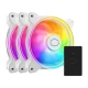 Master Fan MF120 HALO2 3in1 White edition 120mm ventilator beli (MFL-B2DW-213P2-R2)