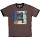 The Beatles Stripes Ringer Maroon Red XL Majica